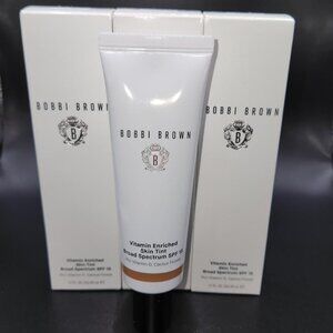 NIB 3x Bobbi Brown Vitamin Enriched Skin Tint 1.7 oz Tinted Moisturizer Deep 1